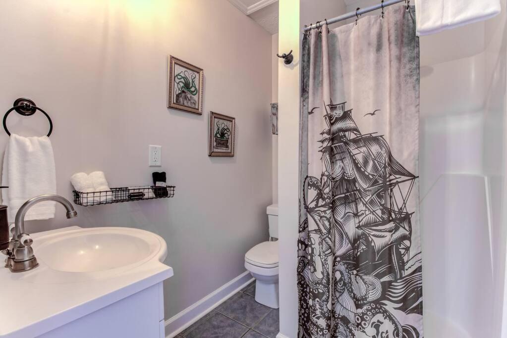 Kraken'S Den * Oceanview * Steps To Ocean * Pool Apartment Carolina Beach Ngoại thất bức ảnh